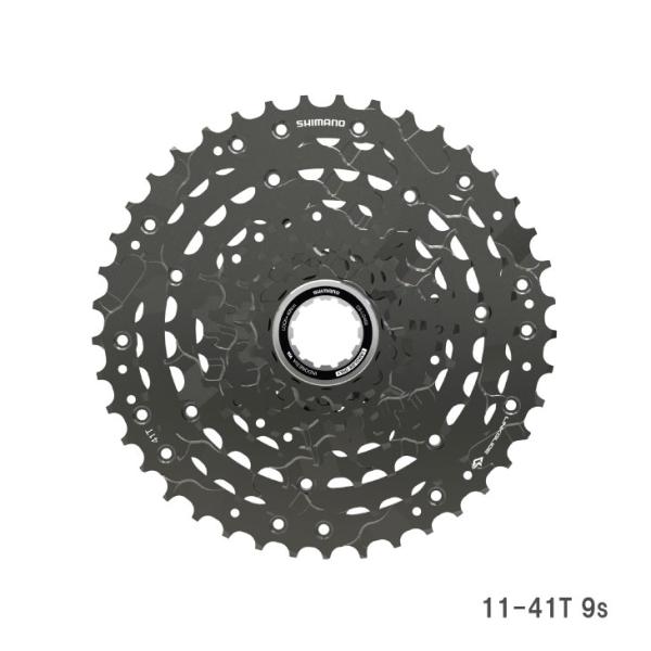 SHIMANO シマノ CS-LG400-9 11-41T 9s LINKGLIDE カセットスプロ...