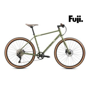 (選べる特典付)2024 FUJI フジ TALAWAH タラワー マットミリタリー 10SP クロスバイク｜自転車館びーくる