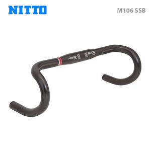 特セール)ニットー(NITTO) M137 SSB ブラック アルミ ドロップハンドル