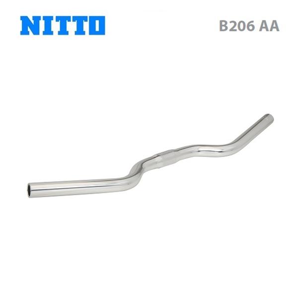 NITTO 日東 アルミハンドルバー B206 AA  25.4mm シルバー(4582350831...