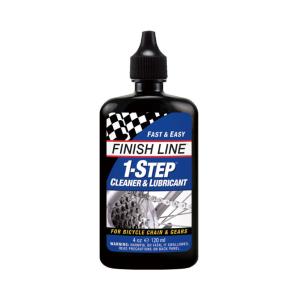 (即納)FINISH LINE フィニッシュライン 1-Step Cleaner & Lubricant 1ステップ クリーナー＆ルーブ 120ml(TOS04001)(0036121005037)｜vehicle