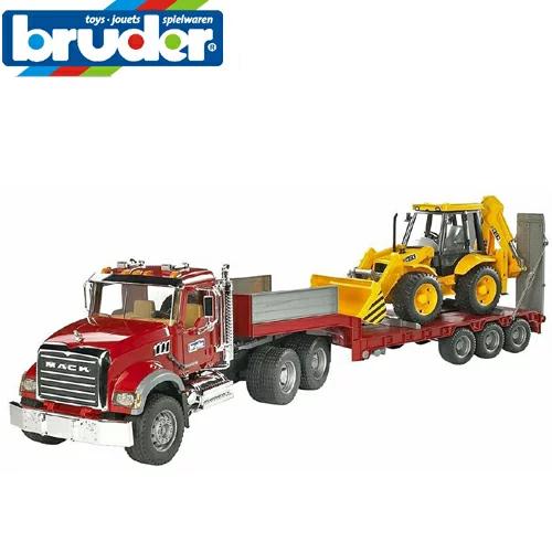 MACK　トラック＆JCB　4CXバックホーローダー　02813　ｂruder　ブルーダー