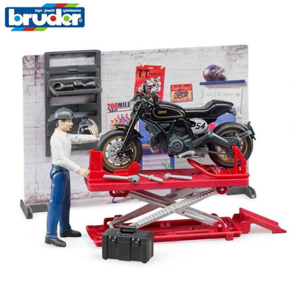 62101　b-worldシリーズ　オートバイサービス（Ducati FT)　ブルーダー・brude...