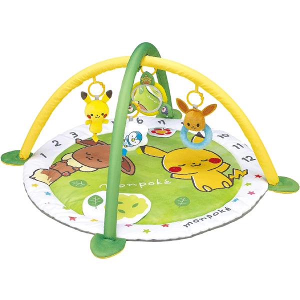モンポケ ベビージム【ローヤル】toy royal ベビージム プレイマット ラトル