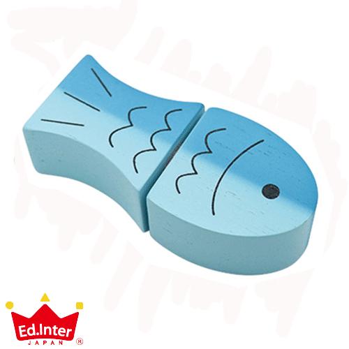 （ネコポス→送料無料）　木のままごと　さかな　　エドインター【代引き不可】