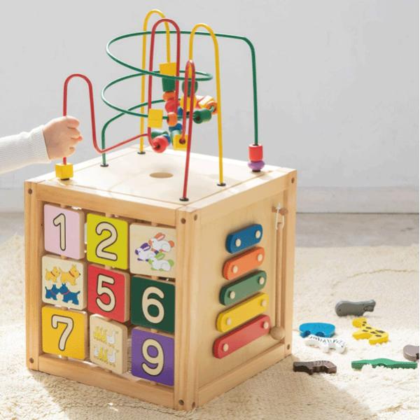 森のあそび箱 【エドインター】木のおもちゃ　知育玩具