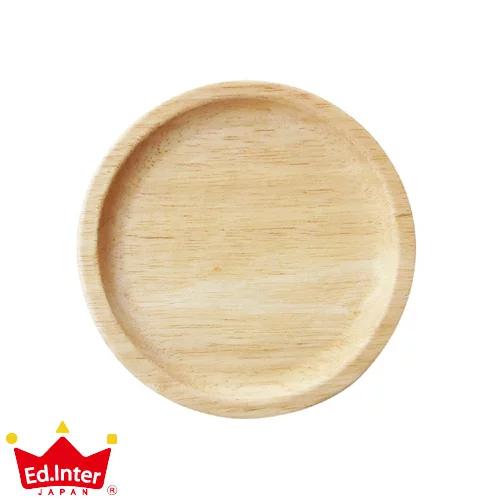 （ネコポス→送料無料）　木のままごと　お皿　　エドインター【代引き不可】