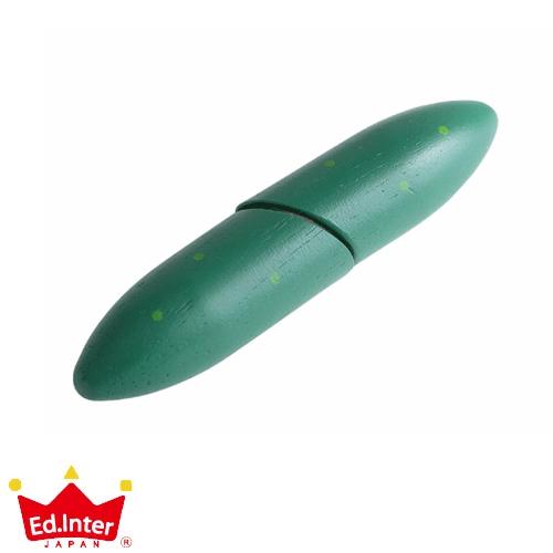 （ネコポス→送料無料）木のままごと　とれたてきゅうり　エド・インター（ed・inter)【代引き不可...