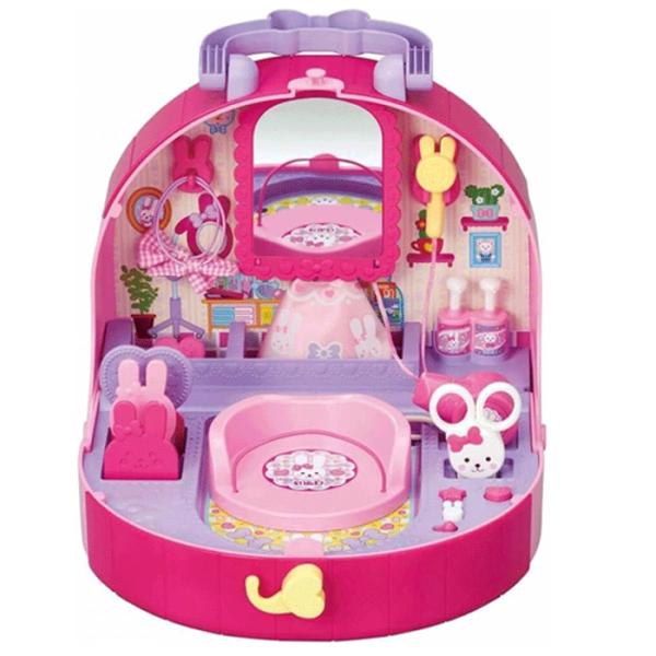 メルちゃん おせわパーツ おしゃべりいっぱい うさぎさんびようしつ【パイロット】PILOT お人形あ...