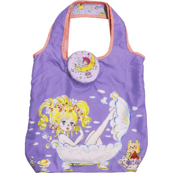 水森亜土 バッグ エコバッグ ポケット付き AdoMizumori グッズ 雑貨 キャラクター バイ...