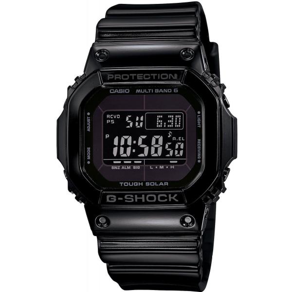 カシオCASIO 腕時計 G-SHOCK グロッシー・ブラック 電波ソーラー GW-M5610BB-...