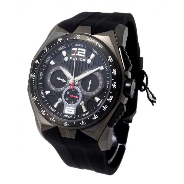 POLICE ラバーバンド マルチファンクション 腕時計 PL12894JSUB/02