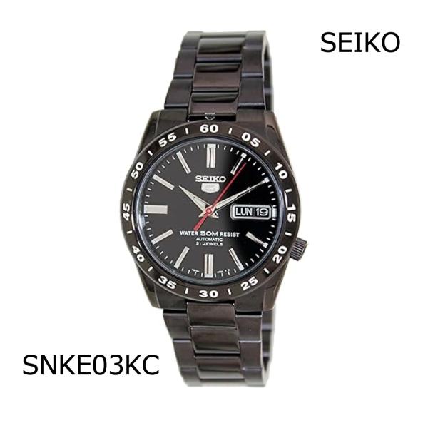 セイコー SEIKO 腕時計 メンズ SNKE03KC セイコー5 SEIKO 5 自動巻き ブラッ...