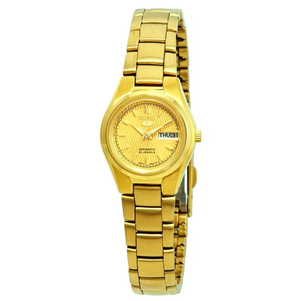 セイコー SEIKO 腕時計 レディース SYMC18K セイコー5 SEIKO5 自動巻きゴールド...