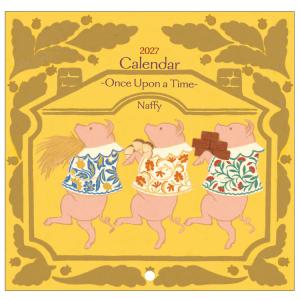Naffy 2027 Calendar 壁掛けカレンダー2027年 Calendar -Once Upon a Time アート 書き込み イ