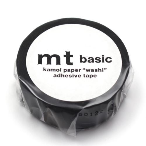カモ井加工紙 マスキングテープ マスキングテープ mt 15mm×7ｍ マットブラック