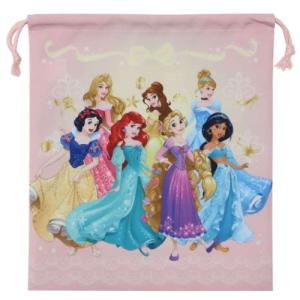 巾着袋 きんちゃくポーチ大 ディズニー ディズニープリンセス