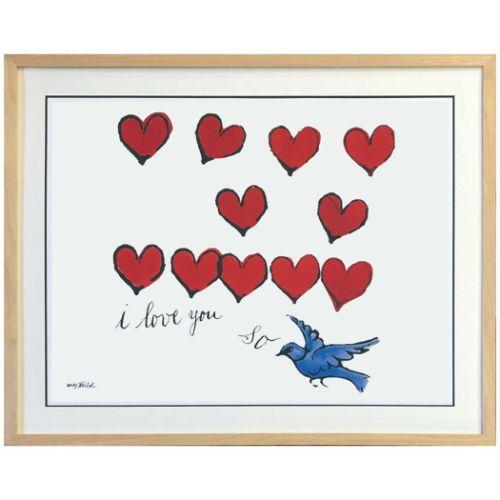 アートポスター Andy Warhol　アンディ ウォーホール I LOVE YOU SOC 195...