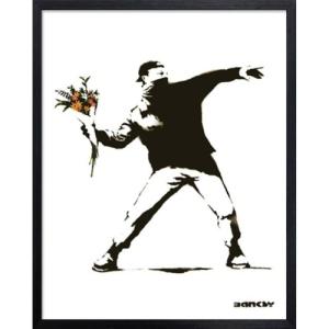 アートフレーム Banksy バンクシー olotov 美工社 IBA-61735｜velkommen