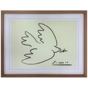 インテリア アート スカンジナビア ART Pablo Picasso Dove of Peace 美工社 71×55cm｜velkommen