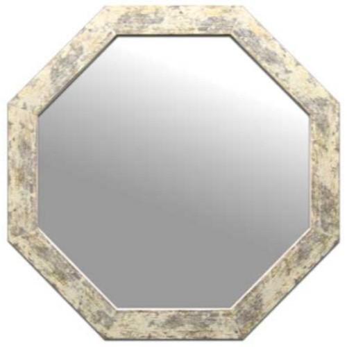 Huit Mirror 鏡 八角ミラー アイボリー MHT-50389 47×47×1.5cm 爆買