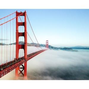 Petit Canvas Art 写真 アート プチ キャンバスアート ゴールデンゲートブリッジ 美工社 50×40×2.5cm フレームレス