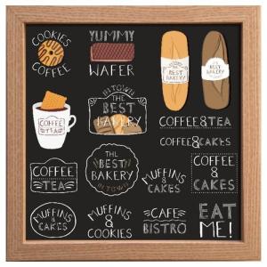 カフェ インテリア サイン フレーム キャンバス アート ポスター 額付