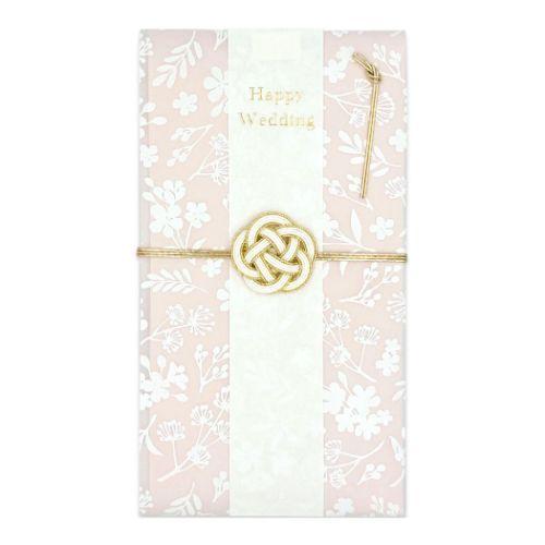 のし袋 ベールで包む白箔祝儀袋 Tomoko Hayashi 花風 クローズピン お祝い袋 金封 結...