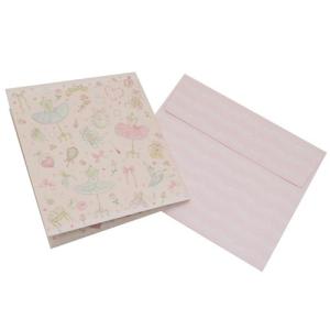 メッセージボード 二つ折り色紙 たけいみき バレエ クローズピン 寄せ書き