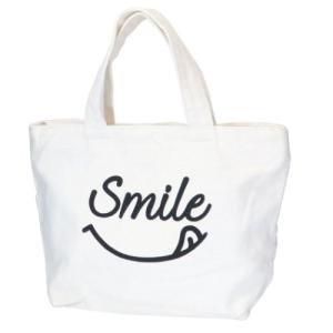 ランチバッグ ファスナー付きミニトートバッグ SMILE ミントイン