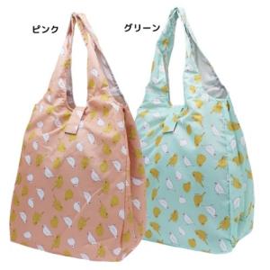 大容量 折りたたみ くり手 ショッピングバッグ エコバッグ ハミングバード グッズ ミント ピンク かわいい