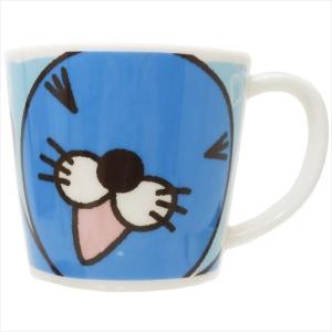 フェイスマグ マグカップ ぼのぼの ブルー 金正陶器 かわい...