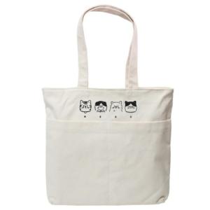 トートバッグ フロントポケット トレンド トート NEKO クラックス 猫 ネコ ねこ 手提げかばん かわいい