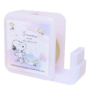 収納型 セロハンテープ テープカッター スヌーピー 新入学 クラックス ピーナッツ 新学期準備文具