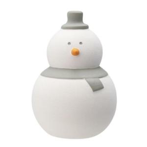 オブジェ 雪だるまのアロママスコット GY デコレ アロマポット リラックス 爆買