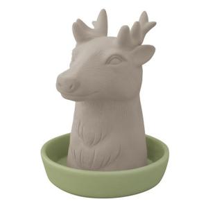 加湿器 素焼き 潤い マスコット アニマルオブジェ deer 鹿 デコレ エコグッズ 電源不要 インテリア プレゼント かわいい｜velkommen