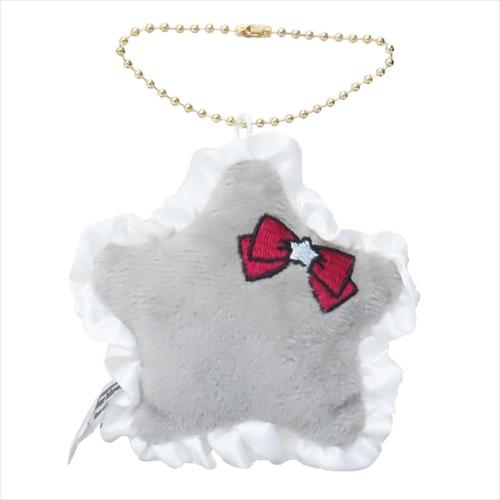 クッション型キーホルダー キーリング サンリオ 美少女戦士セーラームーン 9 冥王せつなｘポチャッコ...