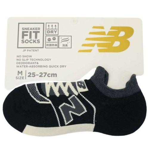 男性用靴下 メンズスニーカーソックス M new balance シン NB エヌビー ニューバラン...