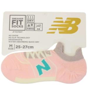 メンズスニーカーソックス M 男性用靴下 new balance シン NB エヌビー ニューバランス ピンク フレンズヒル FRIENDSHILL プレゼント 男の子 スポーツブランド｜velkommen