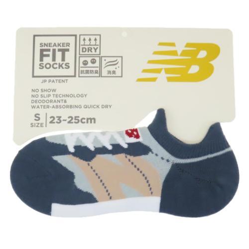 レディーススニーカーソックス S 女性用靴下 ニューバランス new balance シン NB エ...