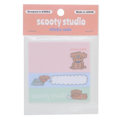 付箋 ふせん scooty studio Charlie 3sets フロンティア 事務用品 伝言 ...