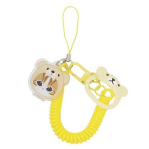 携帯ストラップ マルチコイルストラップ mofusand モフサンド くまにゃん グルマンディーズ スマホアクセ かわいい 爆買