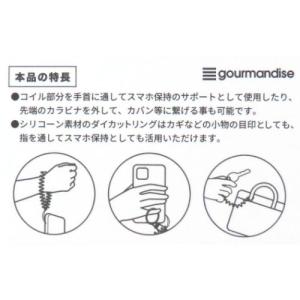 マルチコイルストラップ スマホアクセ シナモロ...の詳細画像2