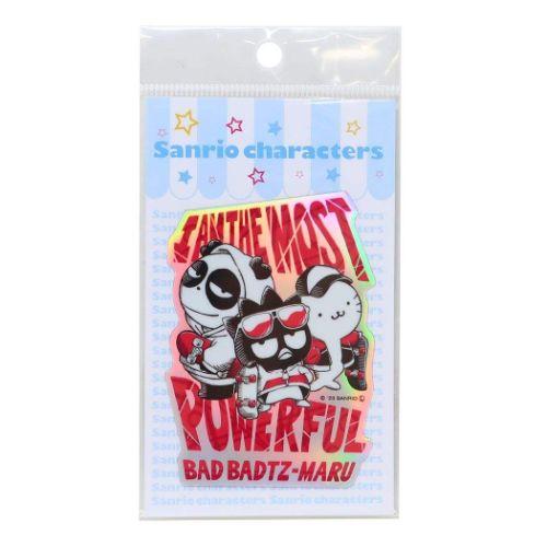 ダイカットステッカー ホログラムステッカー 04 バッドばつ丸 サンリオ ゼネラルステッカー デコス...