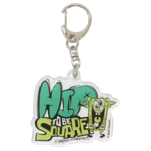 キーリング アクリルキーホルダー スポンジボブ HIP TO BE SQUARE ゼネラルステッカー...