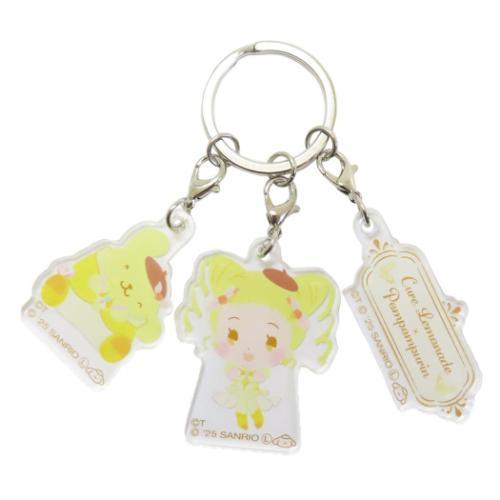 キーリング 3連アクリルキーホルダー Yes！ プリキュア5 GoGo！×サンリオキャラクターズ キ...