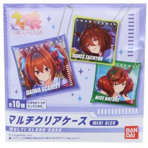 ミニポーチ マルチクリアケース ミニサイズ全10種 ウマ娘 プリティーダービー バンダイ コレクション雑貨