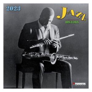 壁掛けカレンダー2023年 2023 Calendar JAZZ HISTORY TUSHITA ジャズ ヒストリー