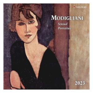 壁掛けカレンダー2023年 2023 Calendar アメデオ クレメンテ モディリアーニ TUSHITA MODIGLIANI sensual portraiture モジリアニ アート 名画 インテリア
