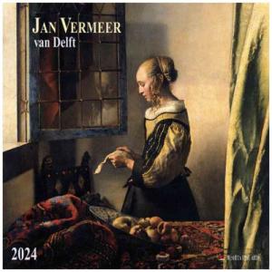 2024 Calendar 壁掛けカレンダー2024年 TUSHITA Jan Vermeer van Delft アート 名画｜velkommen